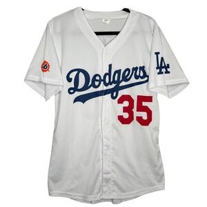 Los Angeles Dodgers Baseball Jersey Cody Bellinger 35 White Blue Red Mens M SGA